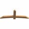 Ekena Millwork Bellingham Timber Gable Bracket, Western Red Cedar, 72"W x 27"H x 3 1/2"D x 5 1/2"F, 9/12 Pitch GBW072X27X0406BEL00SWR - alternate 2
